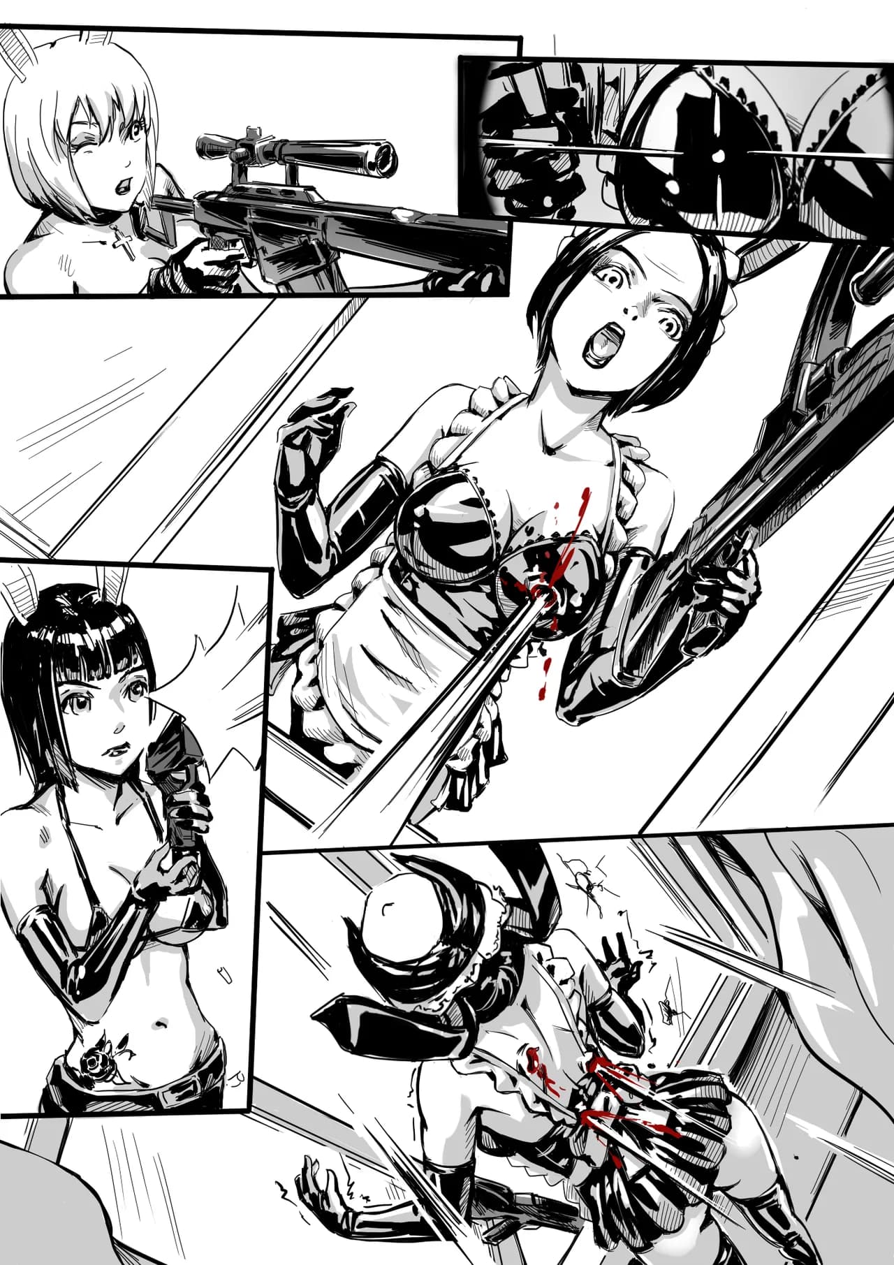 [CrimsonRed] Some comic works page 31