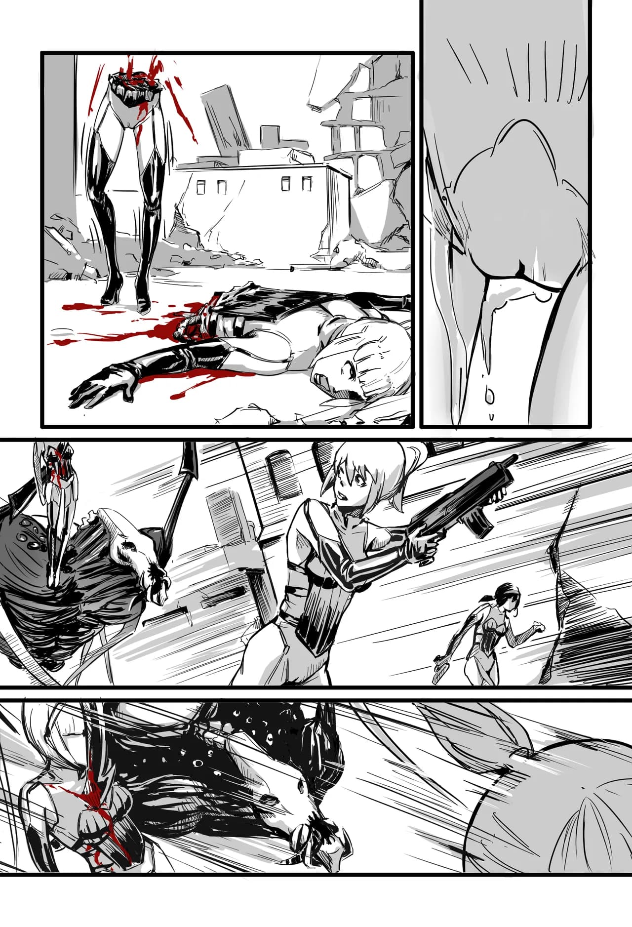 [CrimsonRed] Some comic works page 48