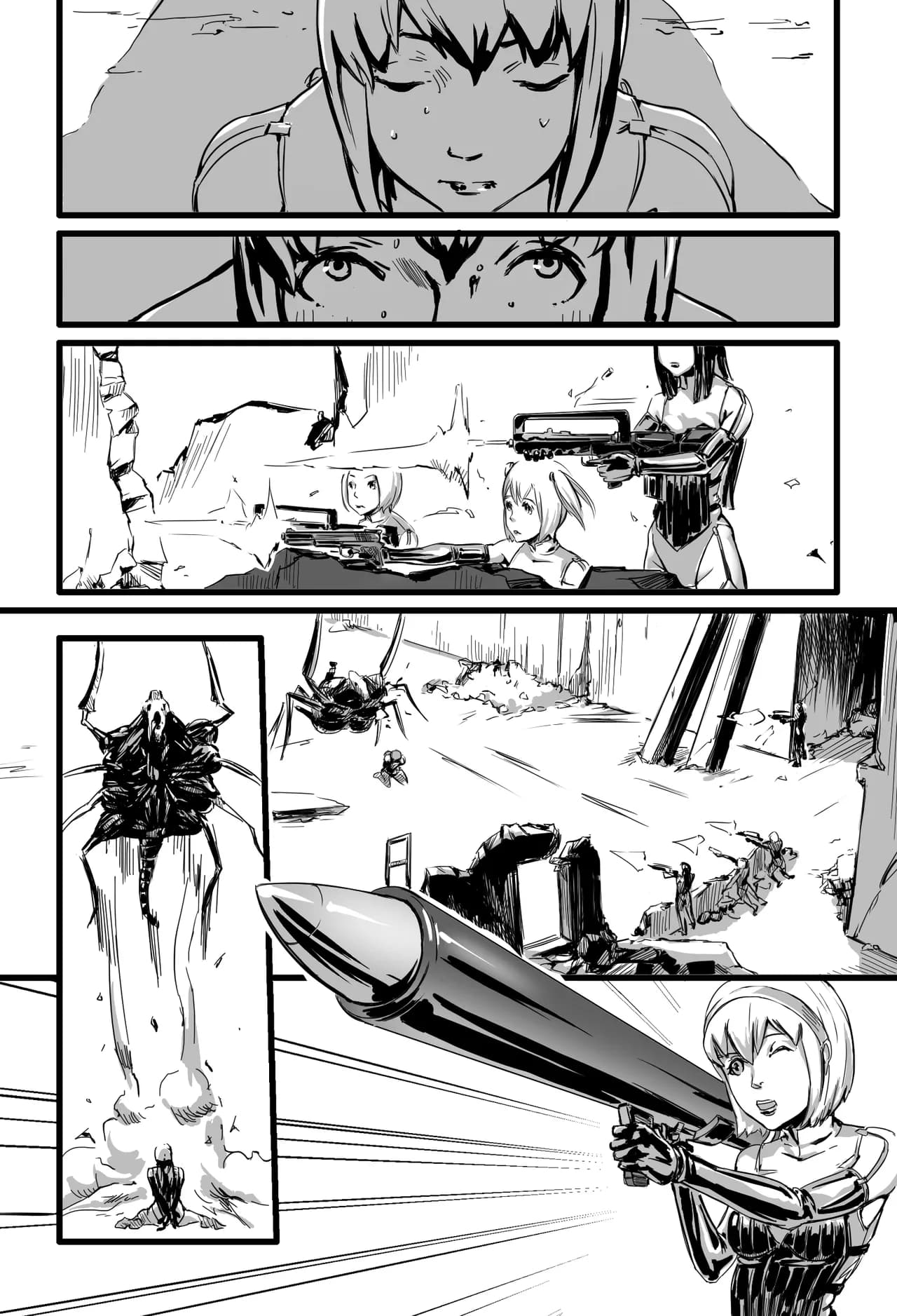 [CrimsonRed] Some comic works page 55