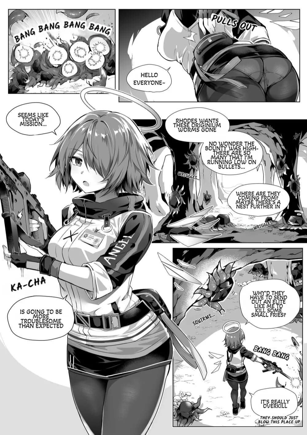 [Kataokasan] 我的肚子才不是虫子的繁育场 | My Stomach is not a Breeding Ground for Bugs (Arknights) [English] [ttttrap + DKKMD Translations] [Decensored] page 2
