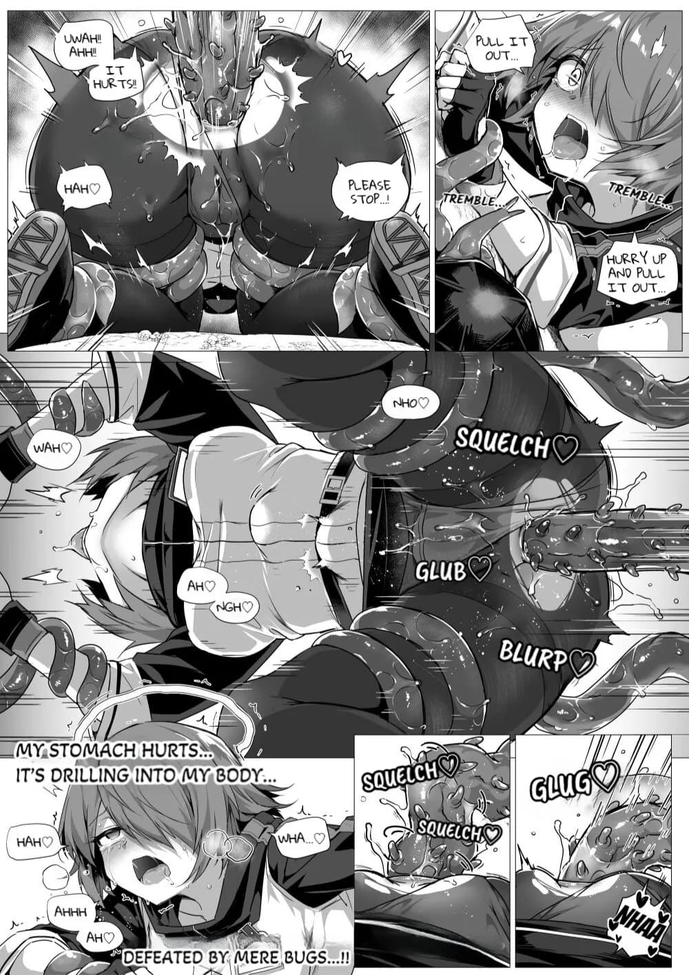 [Kataokasan] 我的肚子才不是虫子的繁育场 | My Stomach is not a Breeding Ground for Bugs (Arknights) [English] [ttttrap + DKKMD Translations] [Decensored] page 9
