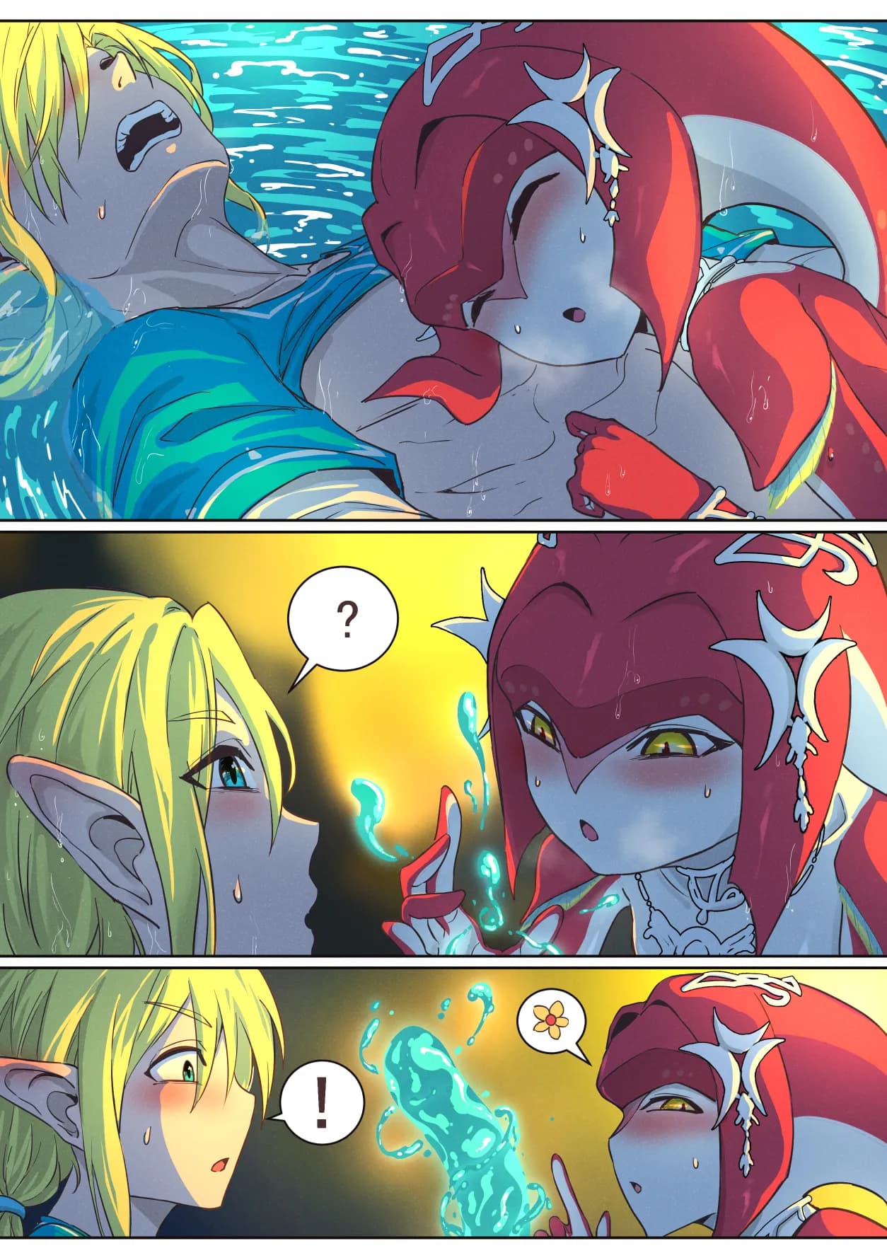 [pz-x] The Legend of Zelda: Date with Mipha (Breath of the Wild) page 21