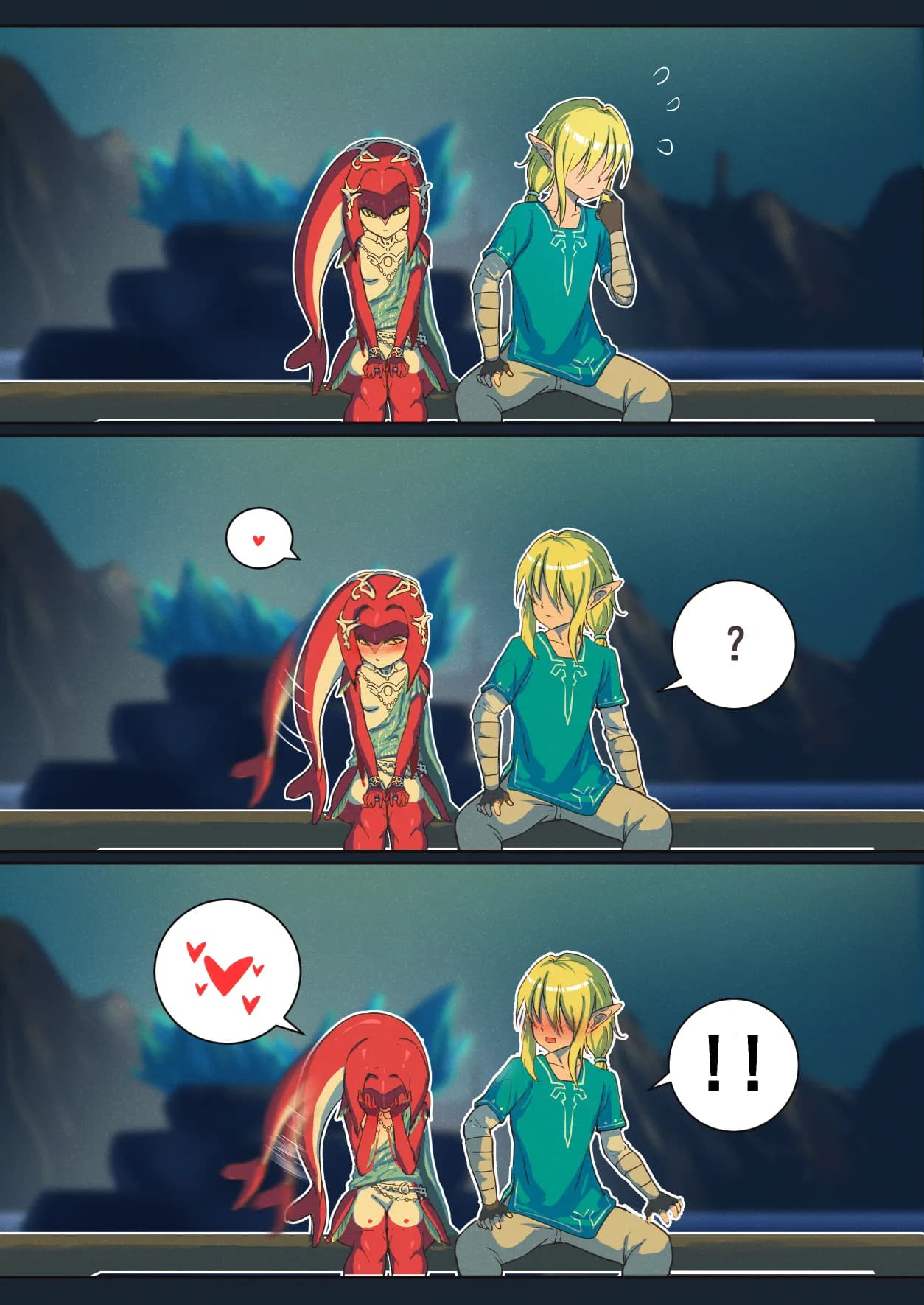 [pz-x] The Legend of Zelda: Date with Mipha (Breath of the Wild) page 8