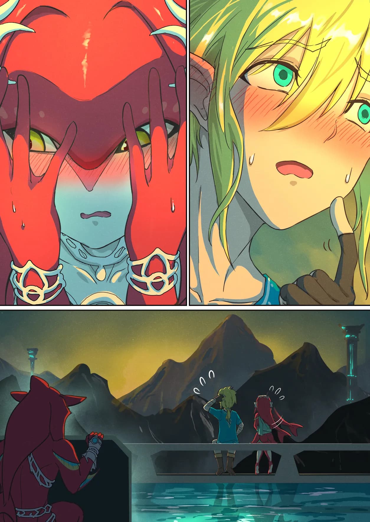 [pz-x] The Legend of Zelda: Date with Mipha (Breath of the Wild) page 9